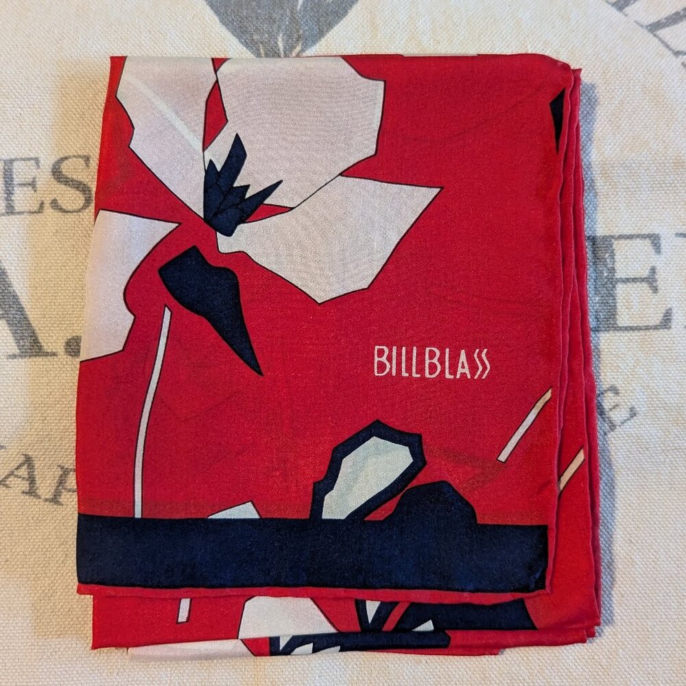 Bill Blass silk scarf